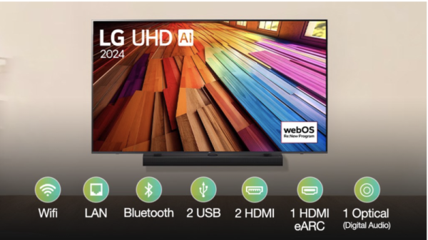 SMART TIVI 4K 65 INCH LG 65UT8050PSB - 9