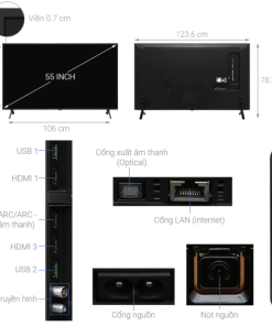 SMART TIVI QNED 4K 55 INCH LG 55QNED80TSA