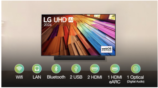 SMART TIVI 4K 50 INCH LG 50UT8050PSB - 9