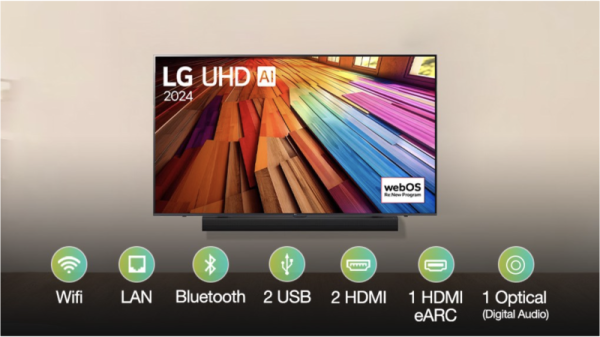 SMART TIVI 4K 43 INCH LG 43UT8050PSB - 9