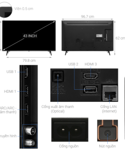 SMART TIVI 4K 43 INCH LG 43UT8050PSB