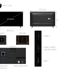 SMART TIVI 4K 43 INCH LG 43UQ7550PSF