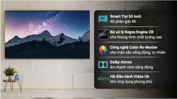 SMART TIVI 4K 55 INCH TOSHIBA 55E330MP