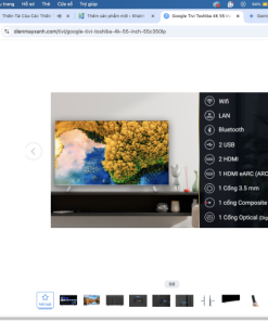 GOOGLE TIVI 4K 55 INCH TOSHIBA 55C350LP - 21