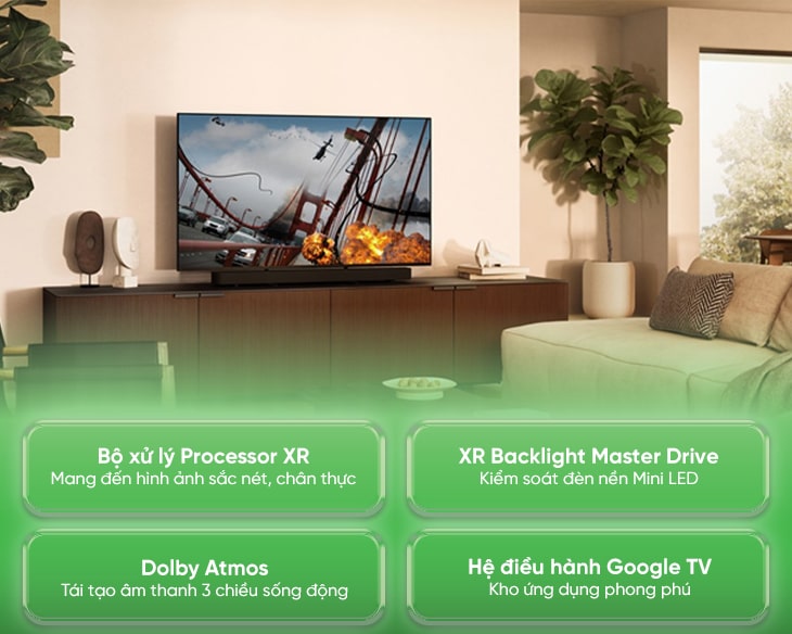 GOOGLE TIVI QLED MINILED SONY 4K 75 INCH K-75XR70 - 22 GOOGLE TIVI QLED MINILED SONY 4K 75 INCH K-75XR70 - 21