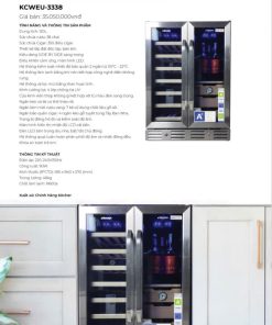 Tủ bảo quản rượu - Cigar Kocher CWEU-3338 - 18 Tủ bảo quản rượu - Cigar Kocher CWEU-3338 - 17