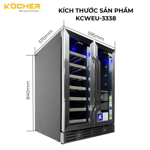 Tủ bảo quản rượu - Cigar Kocher CWEU-3338 - 5