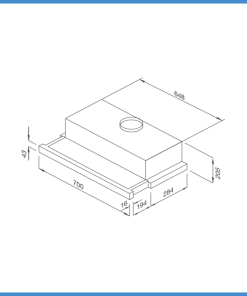 Máy hút mùi âm tủ Malloca MH 70SMC - 12 Máy hút mùi âm tủ Malloca MH 70SMC - 11