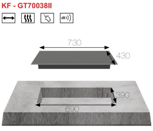 BẾP TỪ KAFF KF-GT70038II - 3