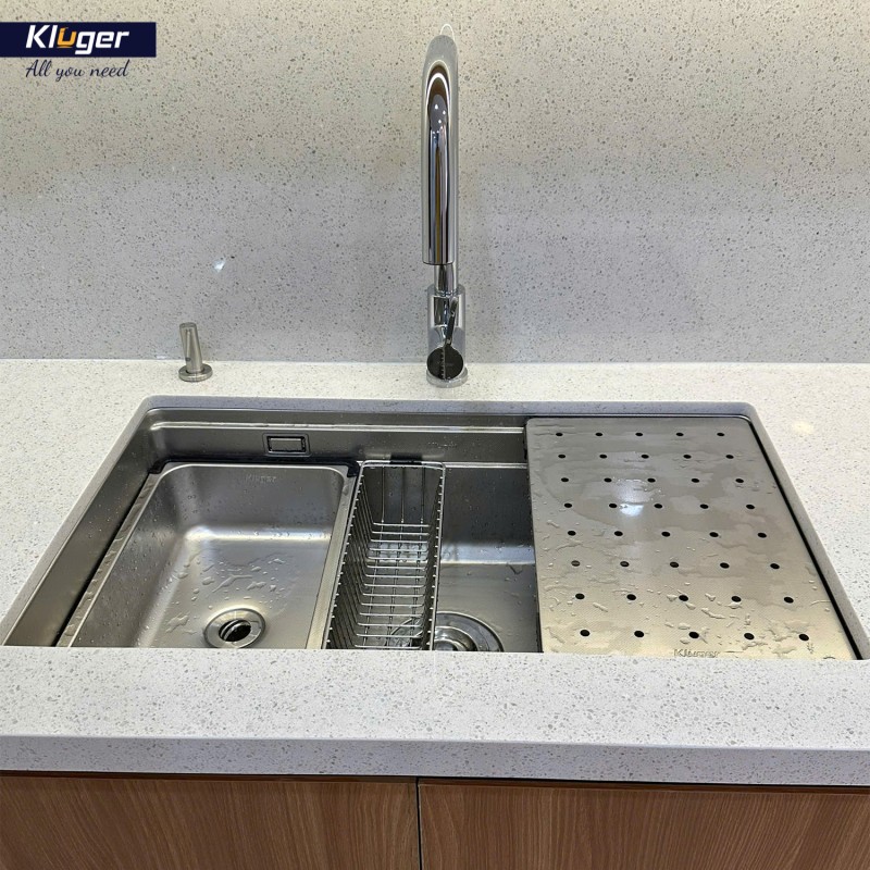 Chậu rửa bát KLUGER KWU8161FS-S76 Plus - 63