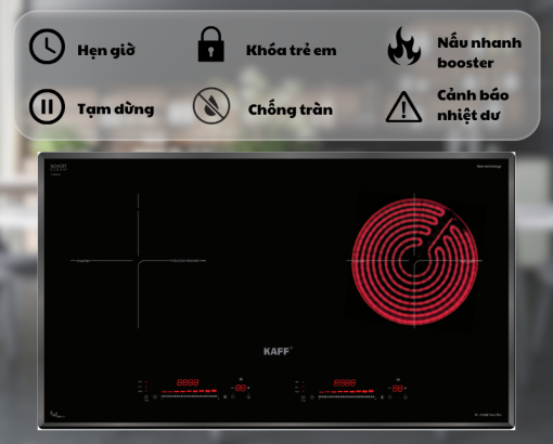 BẾP ĐIỆN TỪ KAFF KF-FL68IC NEW PLUS - 11