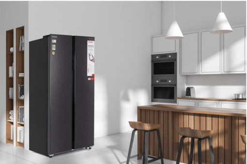 TỦ LẠNH TOSHIBA INVERTER SIDE BY SIDE GR RS600WI PMV(37) SG - 5
