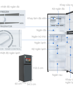 TỦ LẠNH TOSHIBA INVERTER GR RT303WE PMV(52)