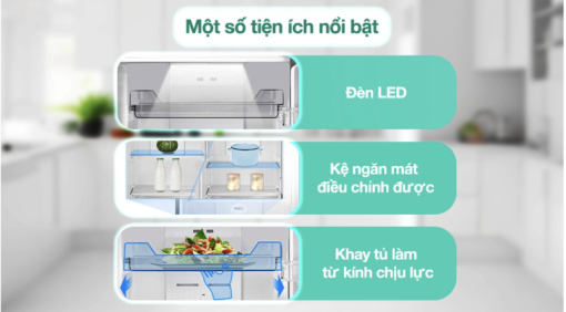 TỦ LẠNH TOSHIBA INVERTER GR RT468WE PMV(58) MM - 7