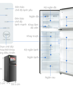 TỦ LẠNH TOSHIBA INVERTER GR RT468WE PMV(58) MM