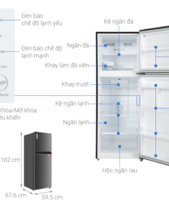 TỦ LẠNH TOSHIBA INVERTER GR RT416WE PMV(58) MM