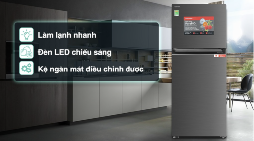 TỦ LẠNH TOSHIBA INVERTER GR RT559WE PMV(58) MM - 7