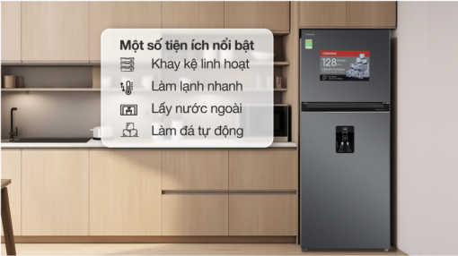 TỦ LẠNH TOSHIBA INVERTER GR RT535WEA PMV(06) MG - 7