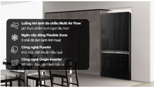 TỦ LẠNH TOSHIBA INVERTER GR RF665WIA PGV(22) XK
