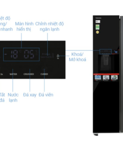TỦ LẠNH TOSHIBA INVERTER SIDE BY SIDE GR RS755WIA PGV(22) XK - 15