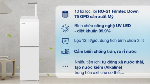 MÁY LỌC NƯỚC RO TOSHIBA TWP N2396SVN(W) - 18