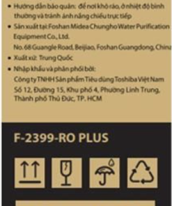 LÕI LỌC RO TOSHIBA SỐ 2 F 2399 RO PLUS - 4