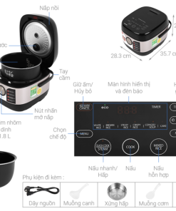 NỒI CƠM CAO TẦN TOSHIBA RC 18IX1PV