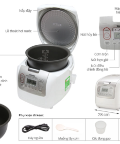 NỒI CƠM ĐIỆN TỬ TOSHIBA RC 18NMFVN(WT)