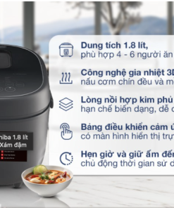NỒI CƠM ĐIỆN TỬ TOSHIBA RC 18DR4TVN(H)