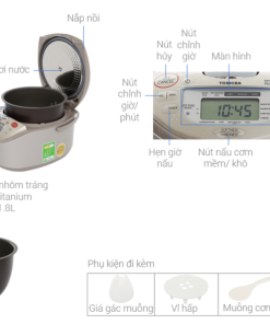 NỒI CƠM CAO TẦN TOSHIBA RC 18RH(CG)VN