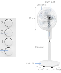 QUẠT ĐỨNG TOSHIBA F LSA20(H)VN 60W