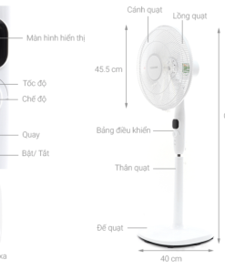 QUẠT ĐỨNG TOSHIBA F DSC80XVN(W) 25W