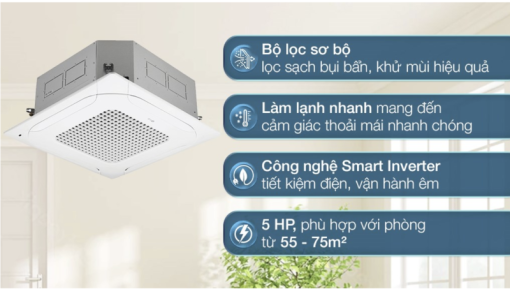 MÁY LẠNH ÂM TRẦN LG INVERTER ZTNQ48GMLA0
