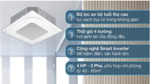 MÁY LẠNH ÂM TRẦN LG INVERTER ZTNQ36LNLA0
