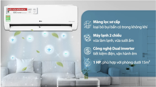 MÁY LẠNH 2 CHIỀU LG INVERTER B10END1