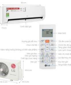 MÁY LẠNH 2 CHIỀU LG INVERTER B10END1