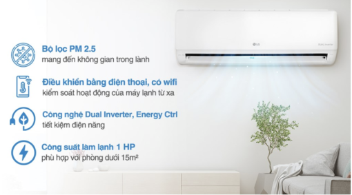 MÁY LẠNH LG INVERTER V10WIN1