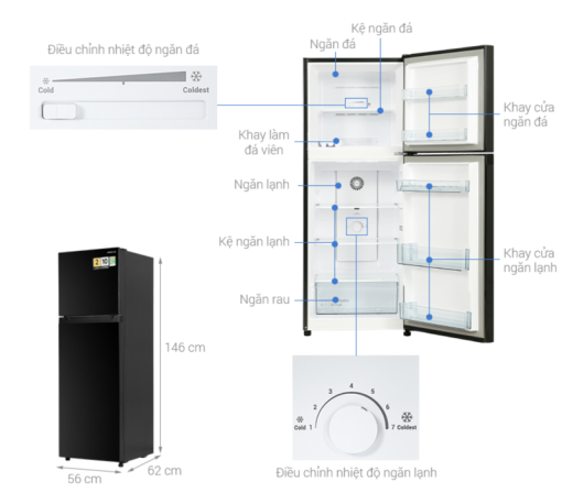 TỦ LẠNH HITACHI INVERTER HRTN5230MUVN