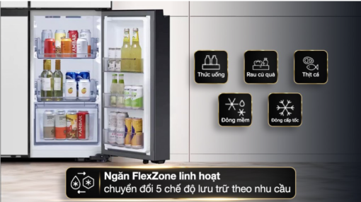 TỦ LẠNH SAMSUNG INVERTER MULTI DOOR BESPOKE RF65DB990012SV - 6