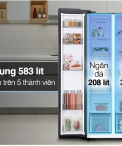 TỦ LẠNH SAMSUNG INVERTER SIDE BY SIDE RS57DG400EM9SV - 17
