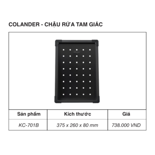 Chậu rửa bát KLUGER KC-701B