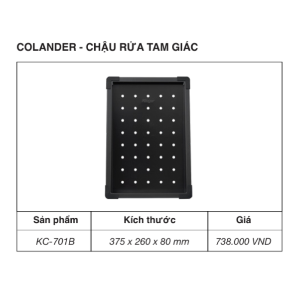 Chậu rửa bát KLUGER KC-701B