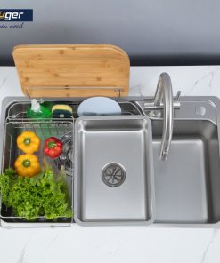 Chậu rửa bát KLUGER KH8048FS-S80 Plus - 38