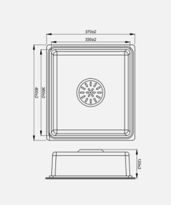 Chậu rửa bát KLUGER KSWB-403FB