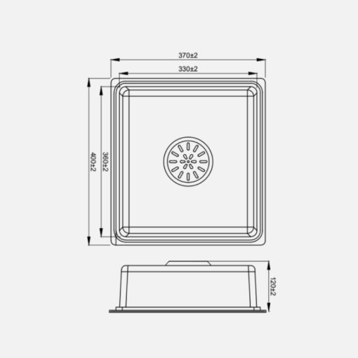 Chậu rửa bát KLUGER KSWB-403FB