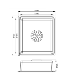 Chậu rửa bát KLUGER KSWB-403FS