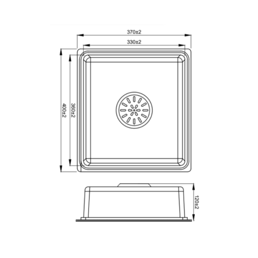 Chậu rửa bát KLUGER KSWB-403FS