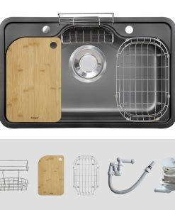 Chậu rửa bát KLUGER KT8050FB-S80 Plus