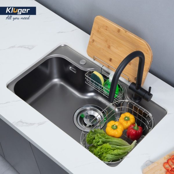 Chậu rửa bát KLUGER KT8050FB-S80 Plus - 5