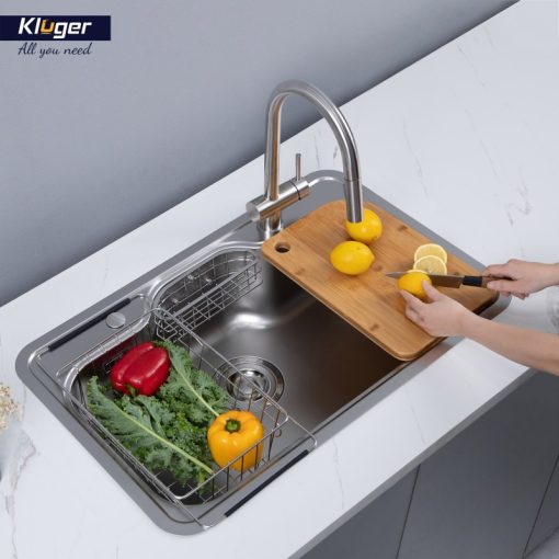 Chậu rửa bát KLUGER KW8151FS-S80 Plus - 6
